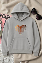 Unisex ERİYEN KALPLER Tasarım Basklı Sweatshirt - 3 Al 1 Öde