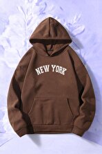 Newyork Baskılı Oversize Sweatshirt - 3 Al 1 Öde