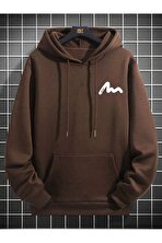 Unisex Enjoy Cep Baskılı Oversize Sweatshirt - 3 Al 1 Öde