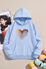 Unisex ERİYEN KALPLER Tasarım Basklı Sweatshirt - 3 Al 1 Öde