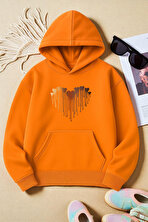 Unisex ERİYEN KALPLER Tasarım Basklı Sweatshirt - FLO 3 Al 1 Öde
