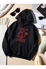 Unisex Born To Read Baskılı Oversize Sweatshirt - FLO 3 Al 1 Öde