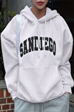 Sandiego Baskılı Oversize Sweatshirt - 3 Al 1 Öde