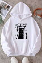 Active Baskılı Oversize Sweatshirt - FLO 3 Al 1 Öde