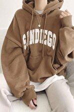 Sandiego Baskılı Oversize Sweatshirt - 3 Al 1 Öde