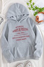 Unisex Always Be Positive Baskılı Sweatshirt - 3 Al 1 Öde