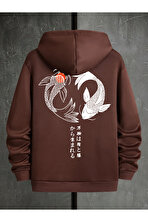 Unisex Ying & Yang Baskılı Oversize Sweatshirt - FLO 3 Al 1 Öde