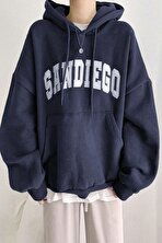 Sandiego Baskılı Oversize Sweatshirt - 3 Al 1 Öde