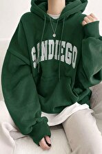 Sandiego Baskılı Oversize Sweatshirt - 3 Al 1 Öde