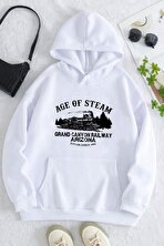 Age Of Steam Baskılı Sweatshirt - 3 Al 1 Öde