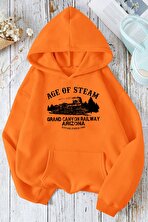 Age Of Steam Baskılı Sweatshirt - 3 Al 1 Öde