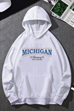 Unisex Michigan Tasarım Sweatshirt - FLO 3 Al 1 Öde
