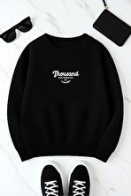 Unisex Thousand Baskılı Oversize Sweatshirt - FLO 3 Al 1 Öde