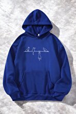 Yaramaz Kedi Baskılı Oversize Sweatshirt - FLO 3 Al 1 Öde