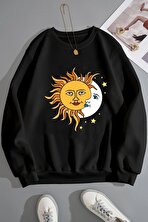 Unisex Larks' Tongues In Aspic Bisiklet Yaka Sweatshirt - 3 Al 1 Öde