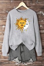 Unisex Larks' Tongues in Aspic Bisiklet Yaka Sweatshirt - FLO 3 Al 1 Öde