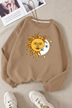 Unisex Larks' Tongues in Aspic Bisiklet Yaka Sweatshirt - 3 Al 1 Öde