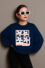 Unisex Irides Serenity Baskılı Tasarım Oversize Sweatshirt - FLO 3 Al 1 Öde