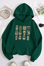Turşu Baskılı Oversize Sweatshirt - FLO 3 Al 1 Öde