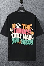 Unisex Baskılı Oversize T-shirt - FLO 3 Al 1 Öde