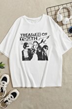 Unisex Treasure Of Youth Baskılı Tasarım Tshirt - FLO 3 Al 1 Öde