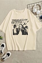 Unisex Treasure Of Youth Baskılı Tasarım Tshirt - FLO 3 Al 1 Öde