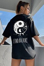Yingyang Baskılı Tshirt - FLO 3 Al 1 Öde