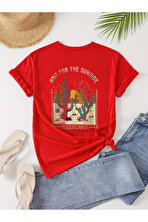 Unisex Arizona Baskılı Oversize Tshirt - 3 Al 1 Öde