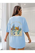 Unisex Arizona Baskılı Oversize Tshirt - 3 Al 1 Öde