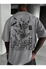 Unisex Tokyo Baskılı Oversize Tişört - FLO 3 Al 1 Öde