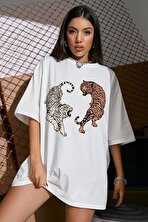 Kaplan Baskılı Tasarım Tshirt - 3 Al 1 Öde