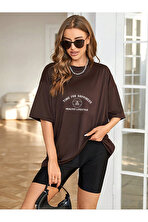 Unisex Time For Happiness Tasarım Basklı Tshirt - FLO 3 Al 1 Öde