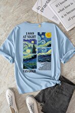 Unisex Van Gogh Baskılı Oversize Tshirt - FLO 3 Al 1 Öde