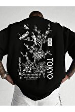 Unisex Tokyo Baskılı Oversize Tişört - FLO 3 Al 1 Öde