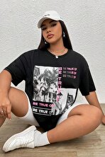 Unisex Be True Of Baskılı Tasarım Tshirt - 3 Al 1 Öde