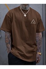 Unisex Think Outside The Box baskılı Oversize Tshirt - 3 Al 1 Öde
