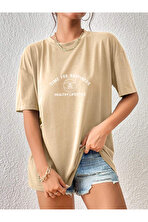 Unisex Time For Happiness Tasarım Basklı Tshirt - FLO 3 Al 1 Öde