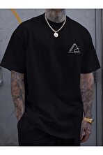 Unisex Think Outside The Box baskılı Oversize Tshirt - 3 Al 1 Öde
