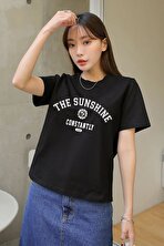 Unisex The Sunshine Baskılı Tasarım Tshirt - FLO 3 Al 1 Öde