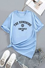Unisex The Sunshine Baskılı Tasarım Tshirt - FLO 3 Al 1 Öde