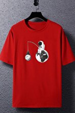 Unisex Uzay Baskılı T-shirt - 3 Al 1 Öde