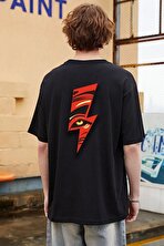 Unisex Yıldırım Baskılı T-shirt - FLO 3 Al 1 Öde