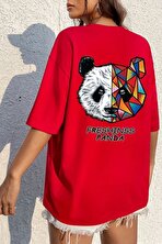 Unisex Panda Baskılı T-shirt - 3 Al 1 Öde