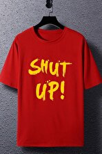 Unisex Shut Up Baskılı T-shirt - FLO 3 Al 1 Öde