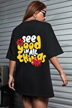 Unisex Good Things Tasarım T-shirt - 3 Al 1 Öde