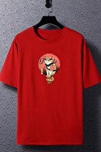Unisex Shinobi Baskılı T-shirt - FLO 3 Al 1 Öde