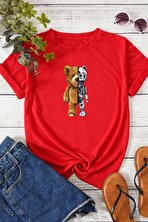 Unisex Boys Bear Baskılı T-shirt - 3 Al 1 Öde