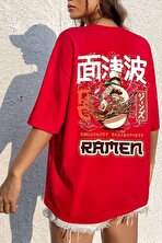 Unisex Ramen Baskılı T-shirt - FLO 3 Al 1 Öde