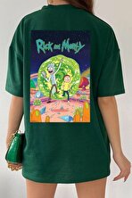 Unisex Rick And Morty Baskılı T-shirt - 3 Al 1 Öde