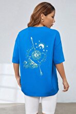 Unisex Pusula Baskılı T-shirt - 3 Al 1 Öde